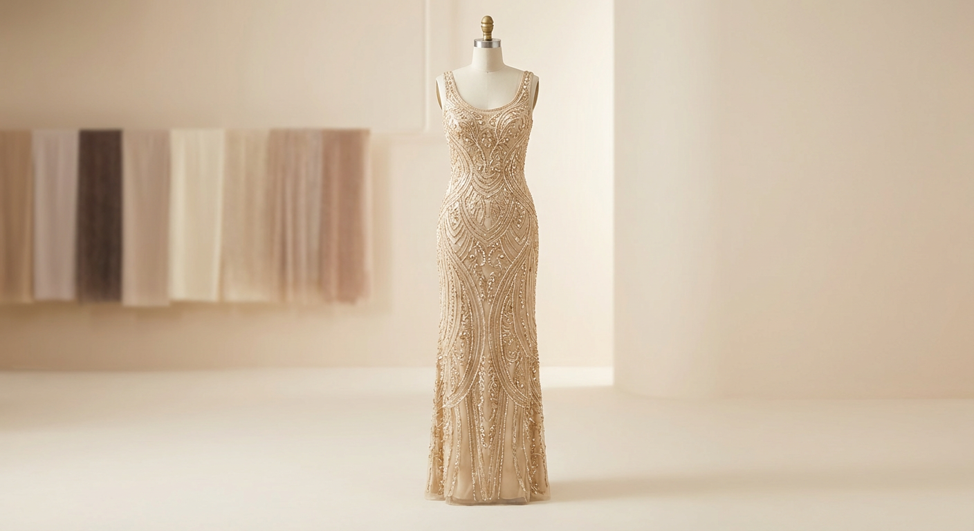 Beaded Evening Dress